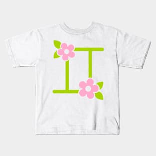 Floral Gemini Kids T-Shirt